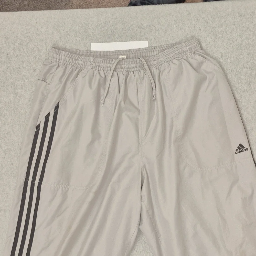 Adidas Men Pants XL Gray Track‎ Pants Stripe 31